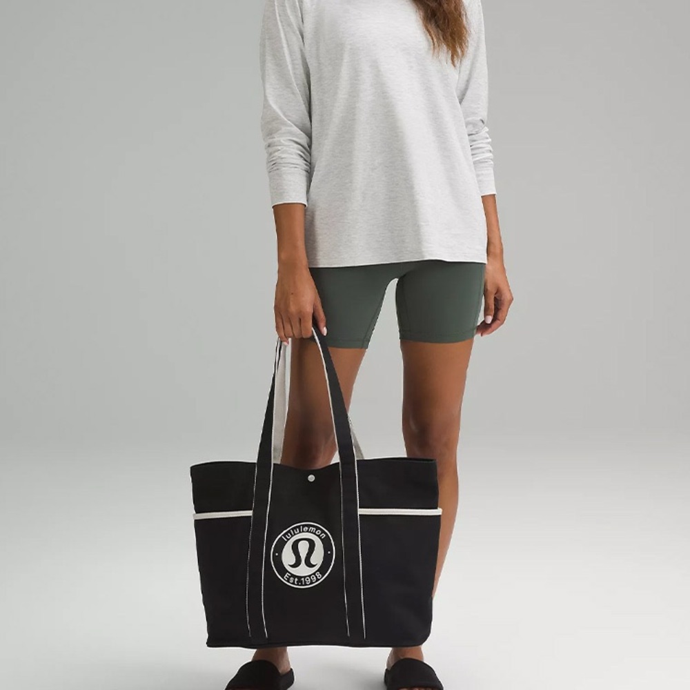 Lululemon Black Tote Bag
